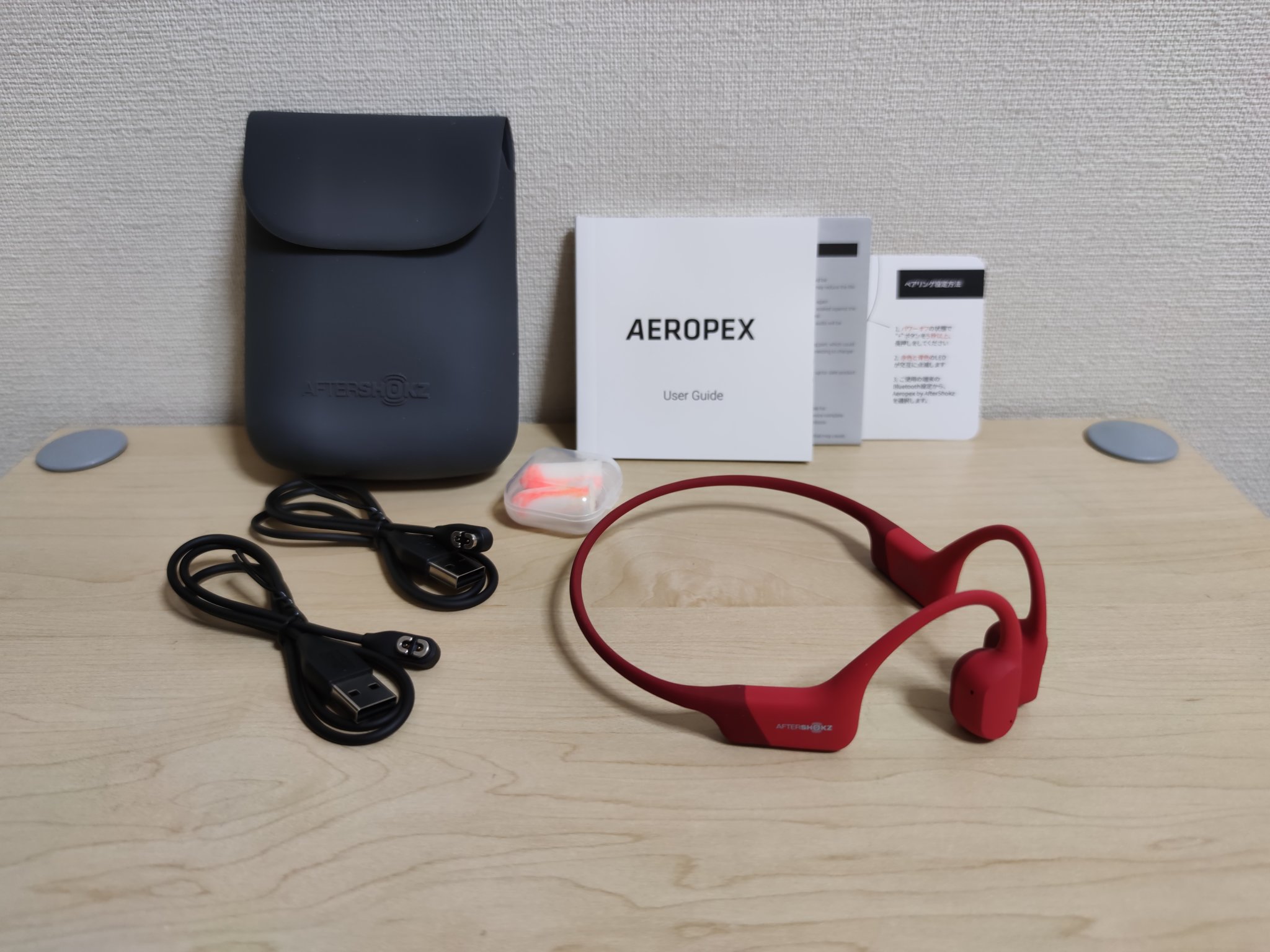 新品未開封 骨伝導ワイヤレスヘッドホン AfterShokz Aeropex ...