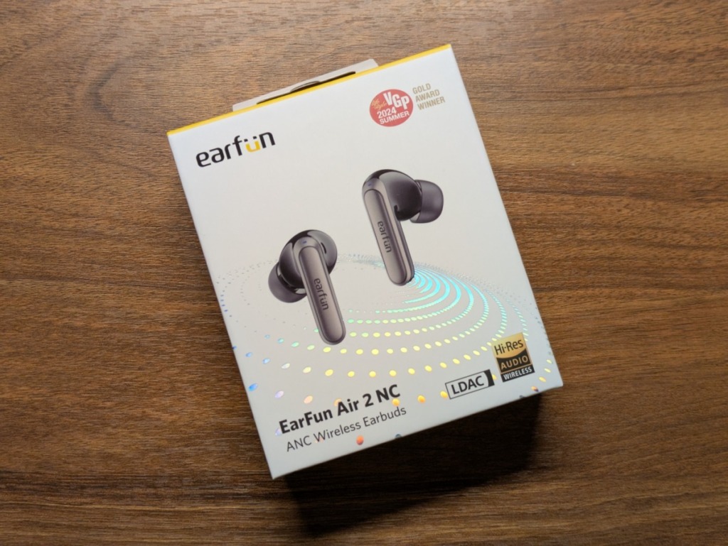 EarFun Air 2 NC レビュー 外箱